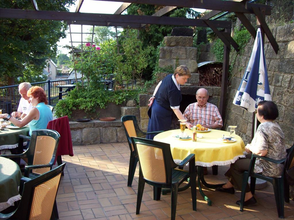 Pension Goldener Anker Reinhardtsdorf-Schona Zewnętrze zdjęcie