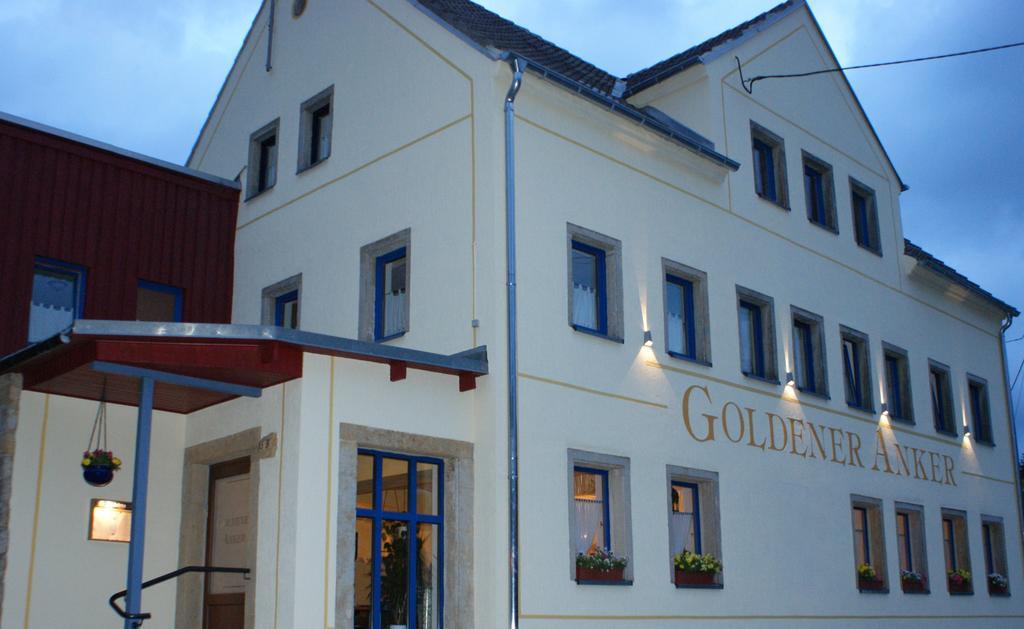 Pension Goldener Anker Reinhardtsdorf-Schona Zewnętrze zdjęcie